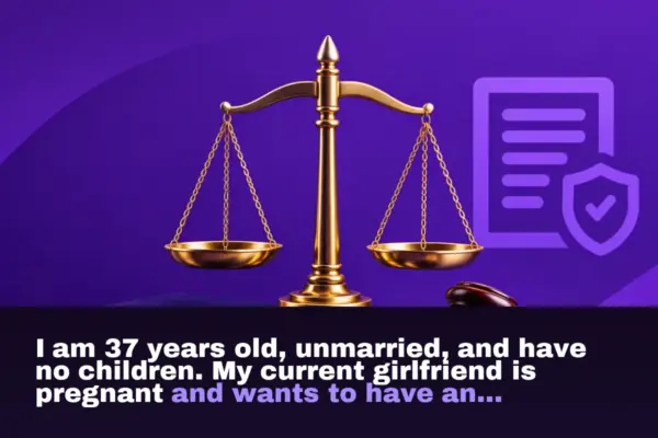 I am 37 years old, unmarried, and have no children. My current girlfriend is pregnant and wants to have an abortion, but I want to stop her. What can I do?